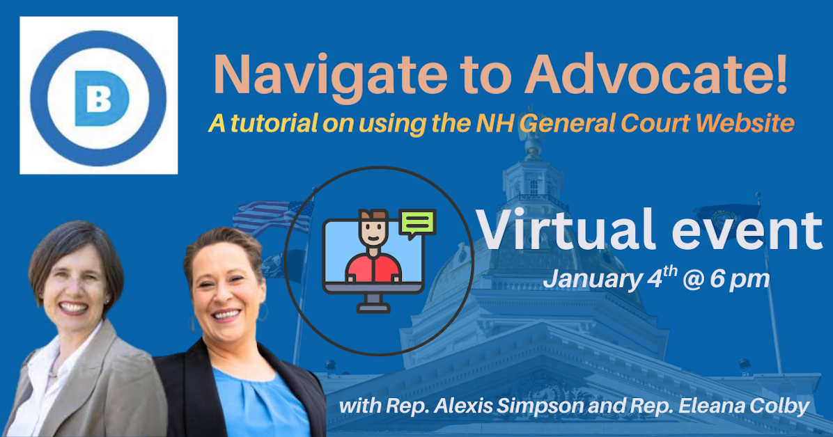 Navigate to Advocate! A tutorial on using the NH General Court Website ...