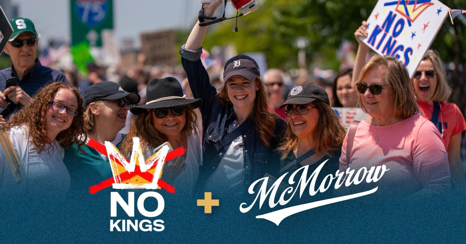 Walton Blvd Rochester Hills No Kings Rally Signature Gathering