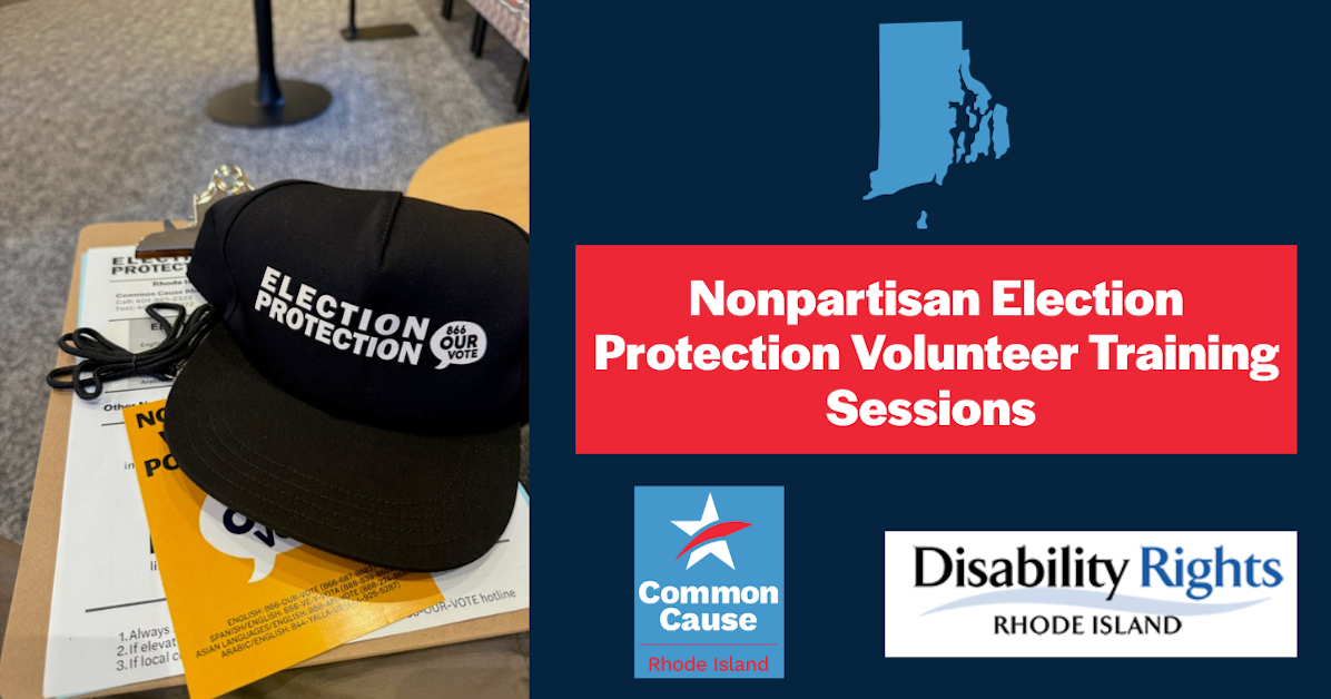 RHODE ISLAND Nonpartisan Election Protection Volunteer Training ...