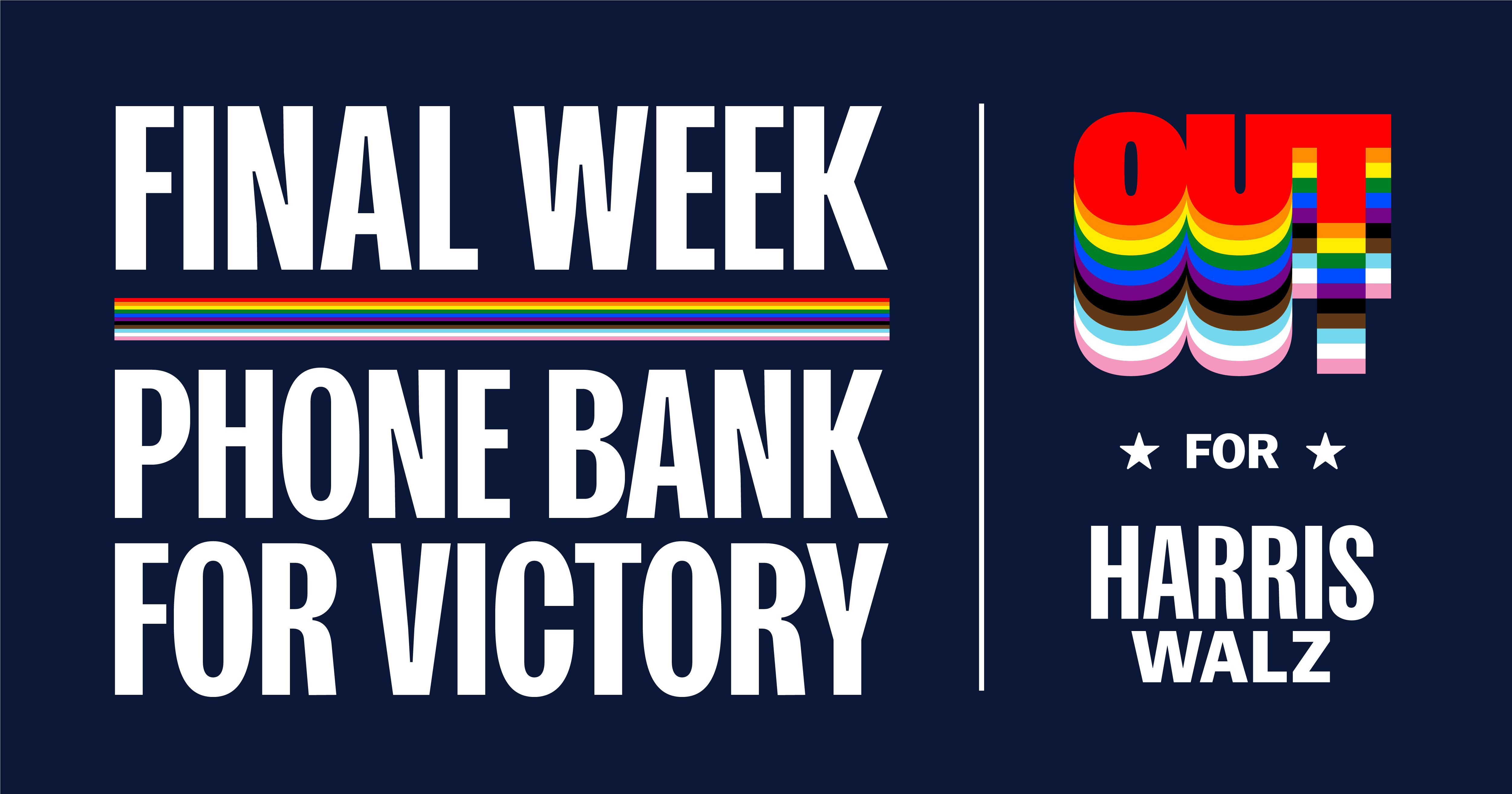 Join us to make calls for Kamala Harris and Tim Walz for the **Final 7 Days of the election!** 

Once you RSVP, you will receive a confirmation email with the Zoom link to join the session. Don't worry if you've never done this before; we'll provide a full training for anyone who needs it.

Check Out our Dialer Instructional Video to get a head start on how to use our dialer: https://bit.ly/OutPhoneBank