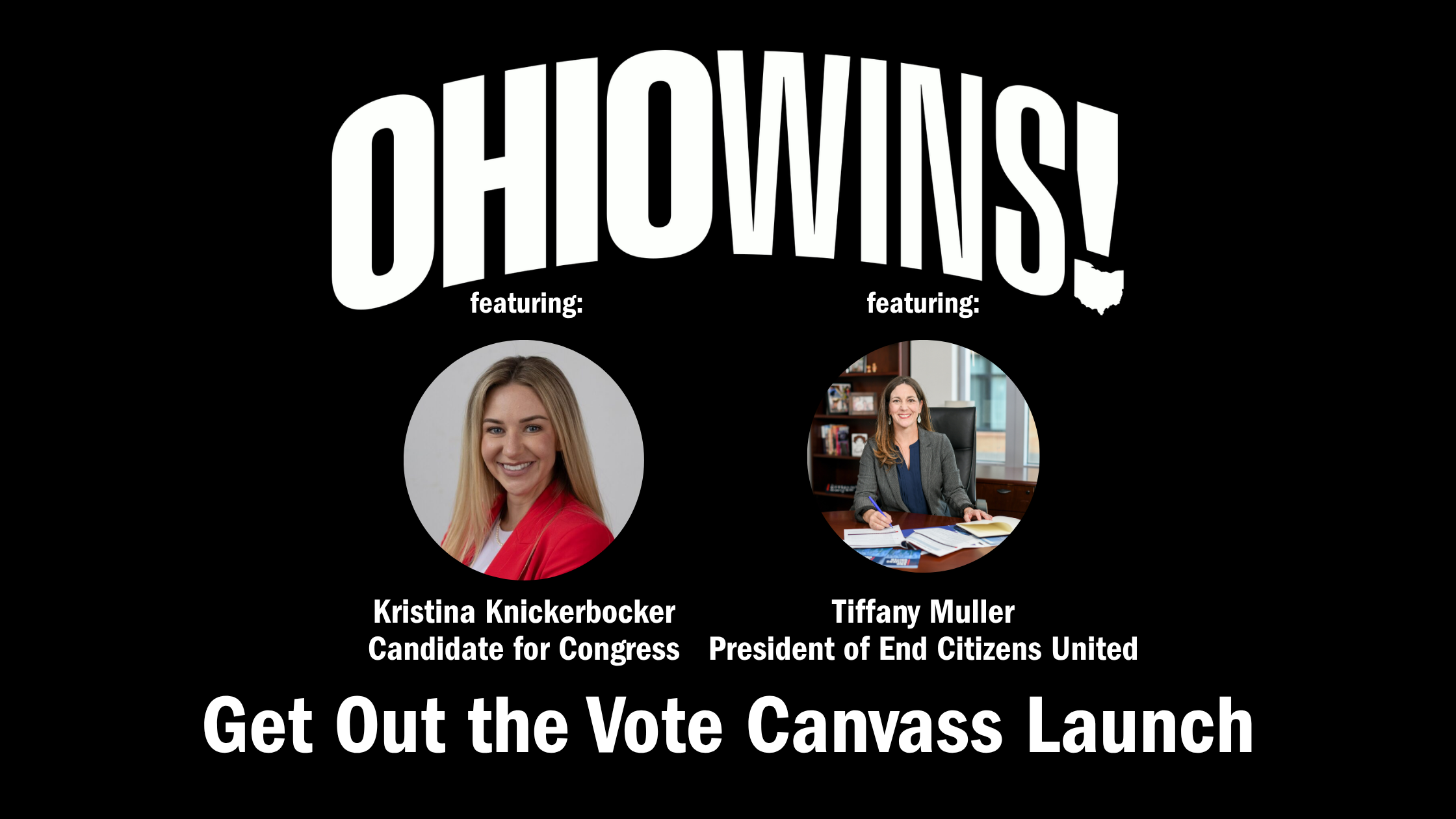 Knock Doors with Kristina Knickerbock and Tiffany Muller, President of End Citizens United