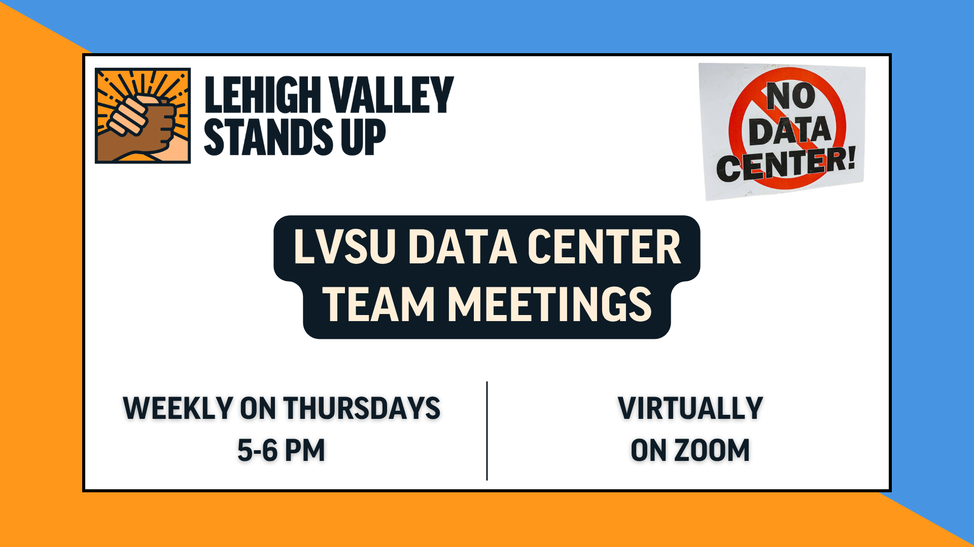 Lehigh Valley Stands Up Data Center Team Meetings