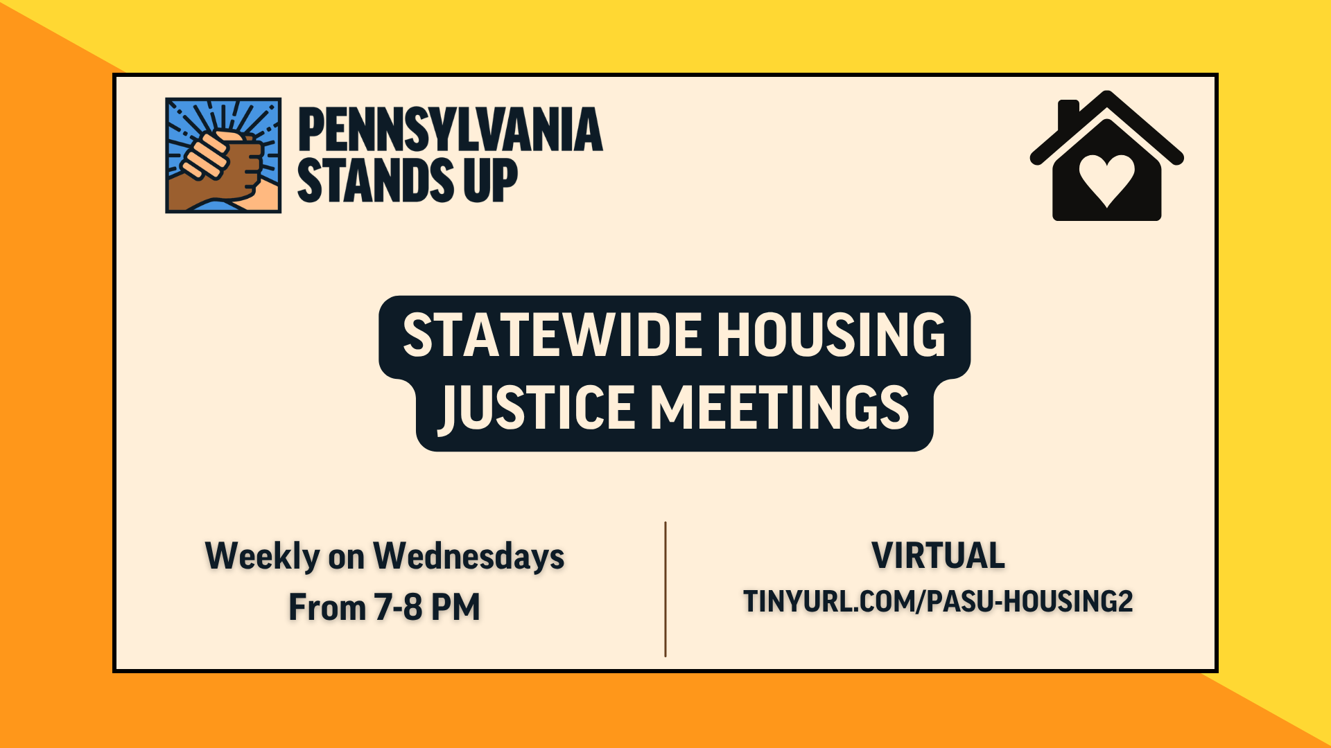 PA Stands Up Statewide Housing Justice Meetings