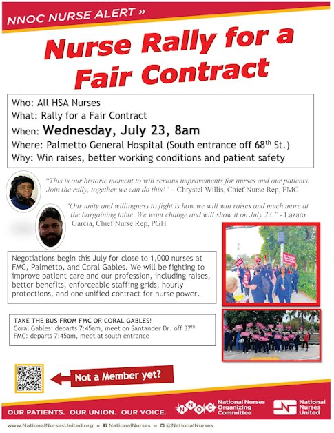 Nurses Rally for Fair Contract · Mobilize