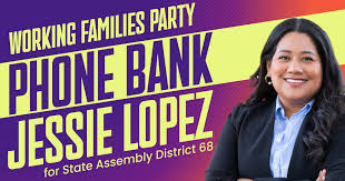 Phone Bank: Call voters with Jessie Lopez for Assembly District 68! image