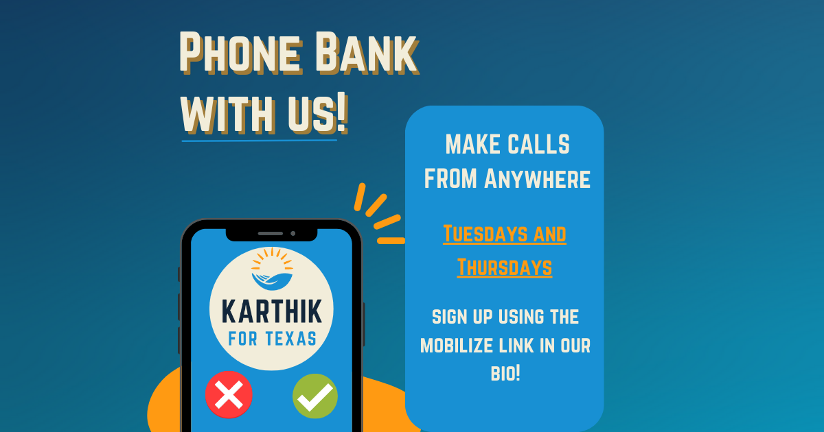 Make Calls to Voters with Team Karthik! image