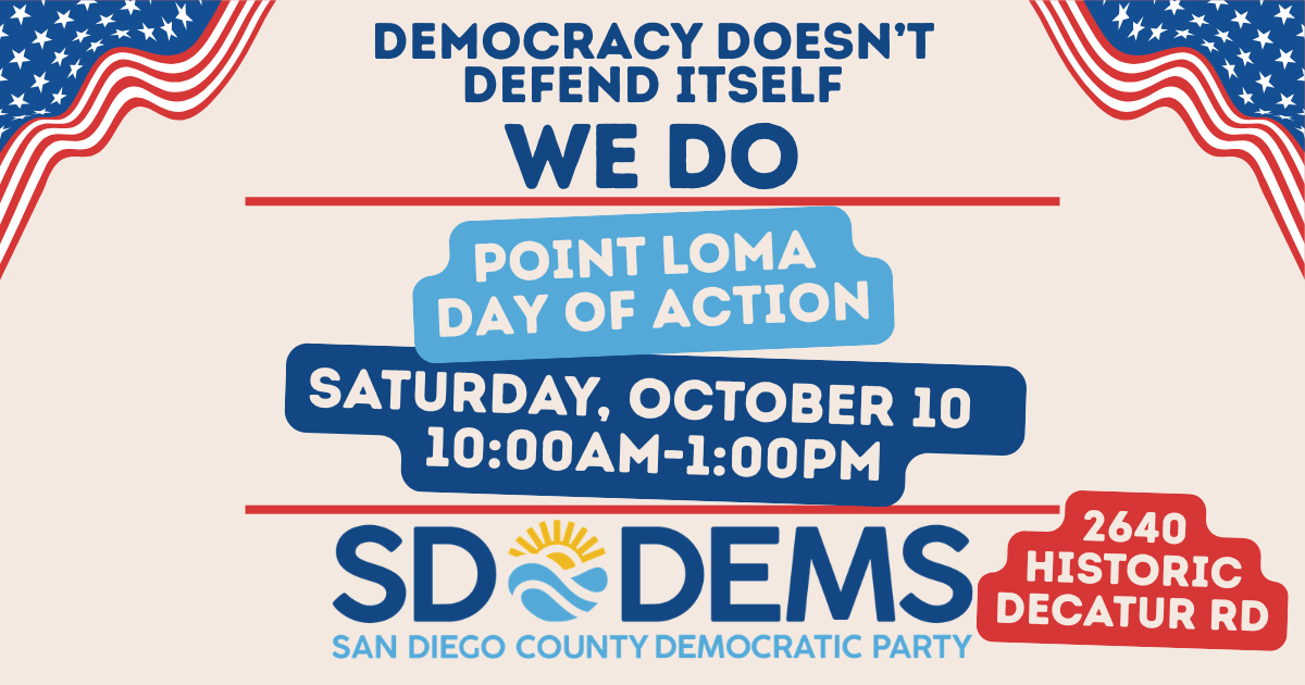 Point Loma Day of Action: Get Out the Vote for Democrats! image