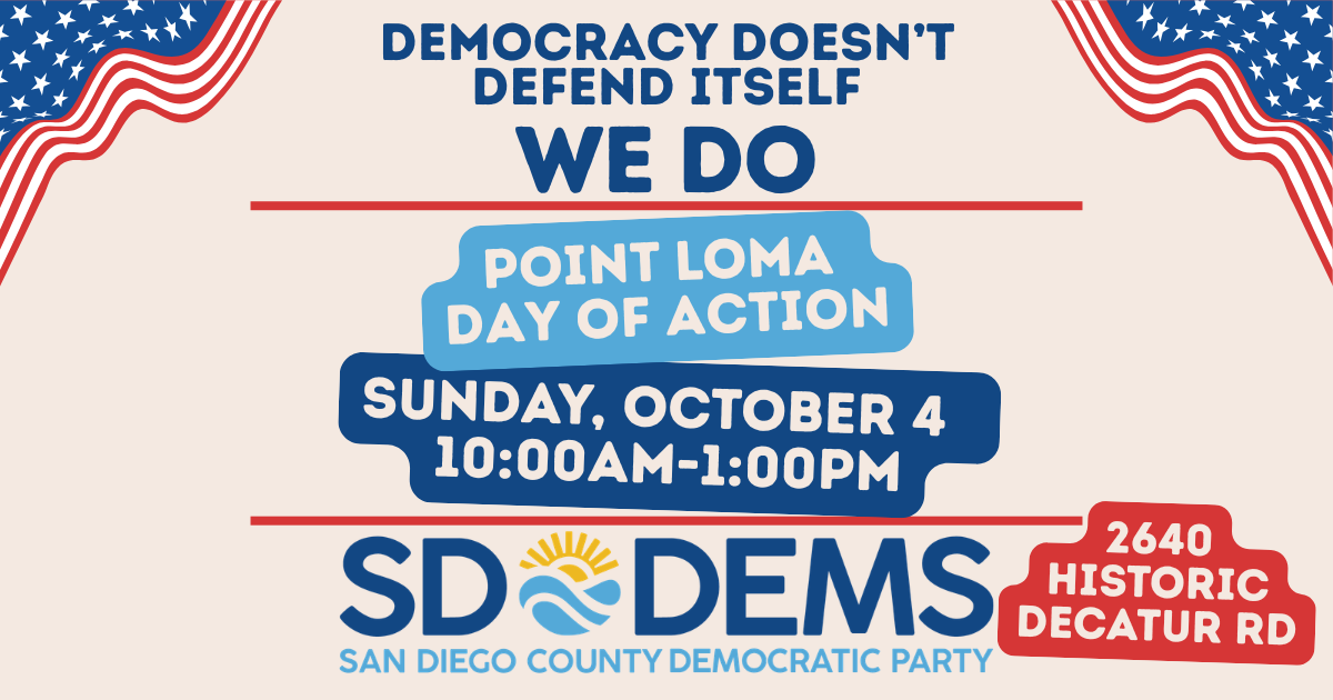 Point Loma Day of Action: Get Out the Vote for Democrats! image