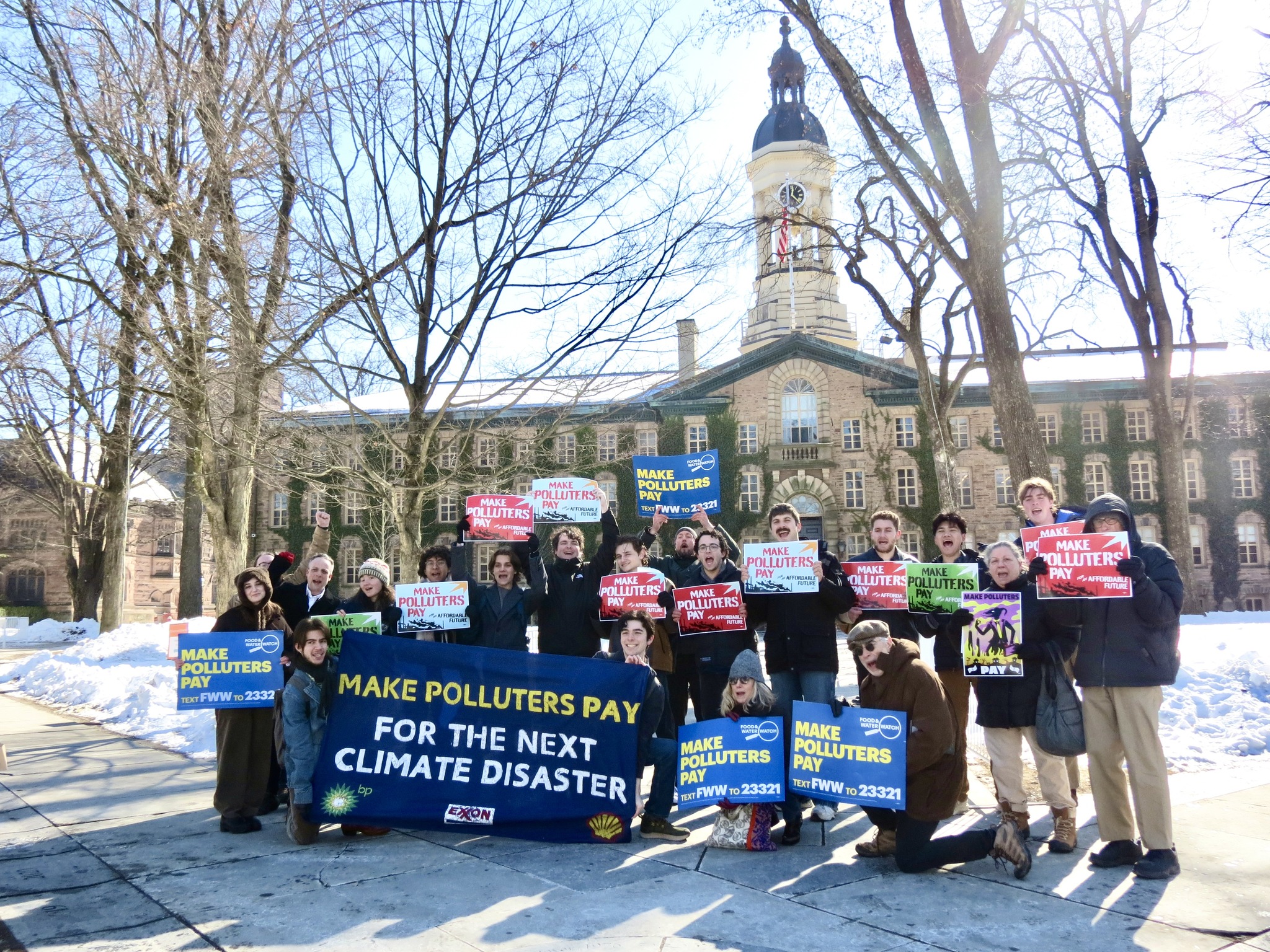 Princeton, NJ: Rally to Make Polluters Pay!