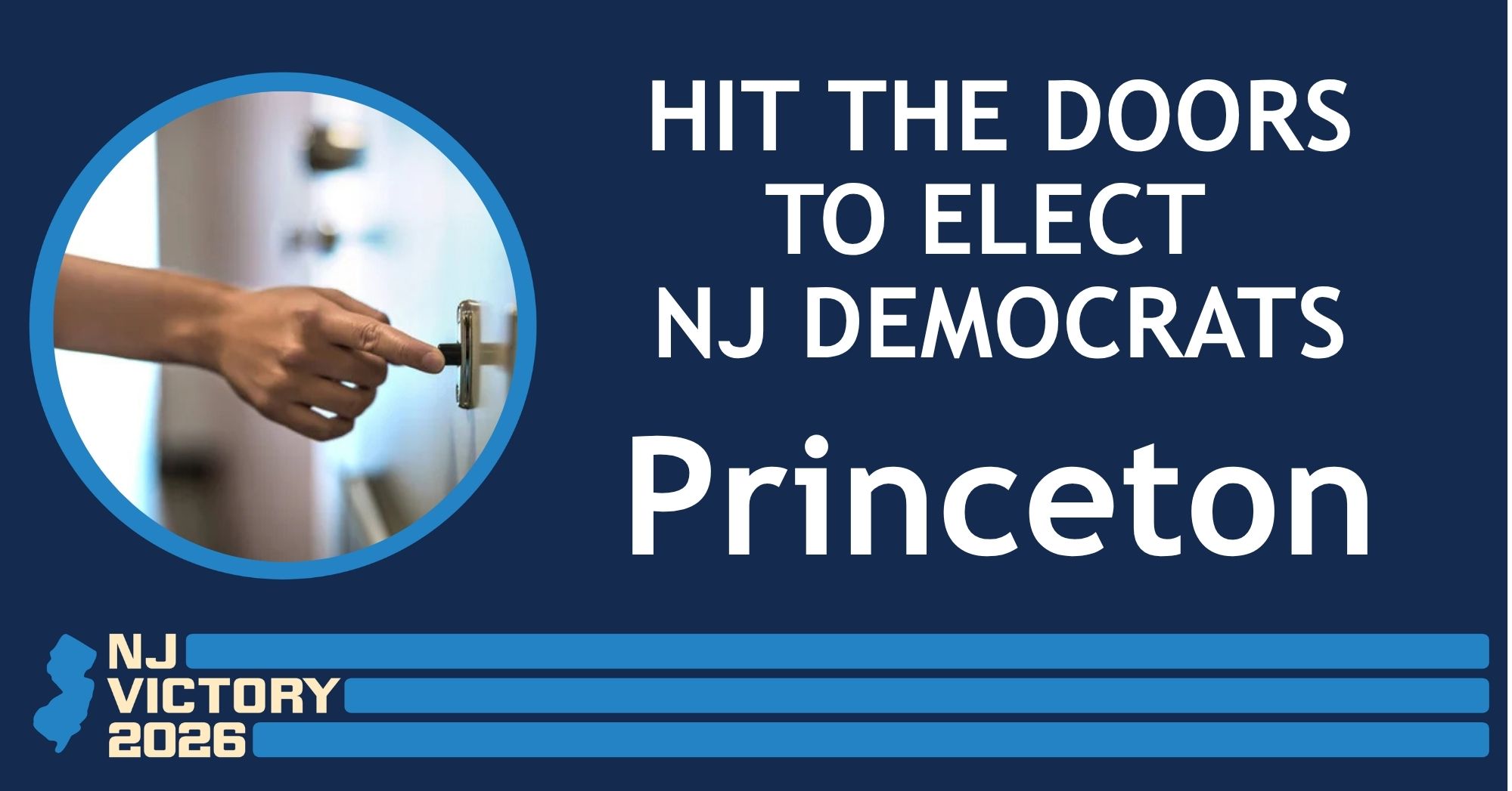 Knock Doors in Princeton for New Jersey Democrats image