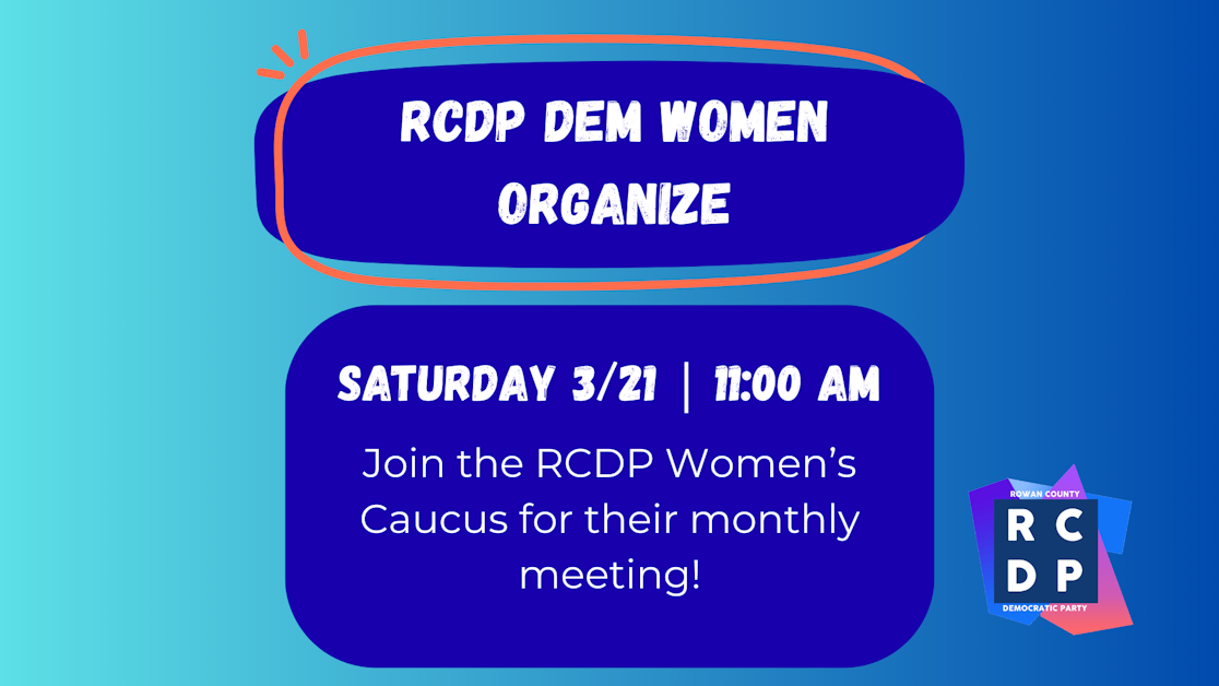 RCDP Dem Women Organize · Cleveland County Democrats