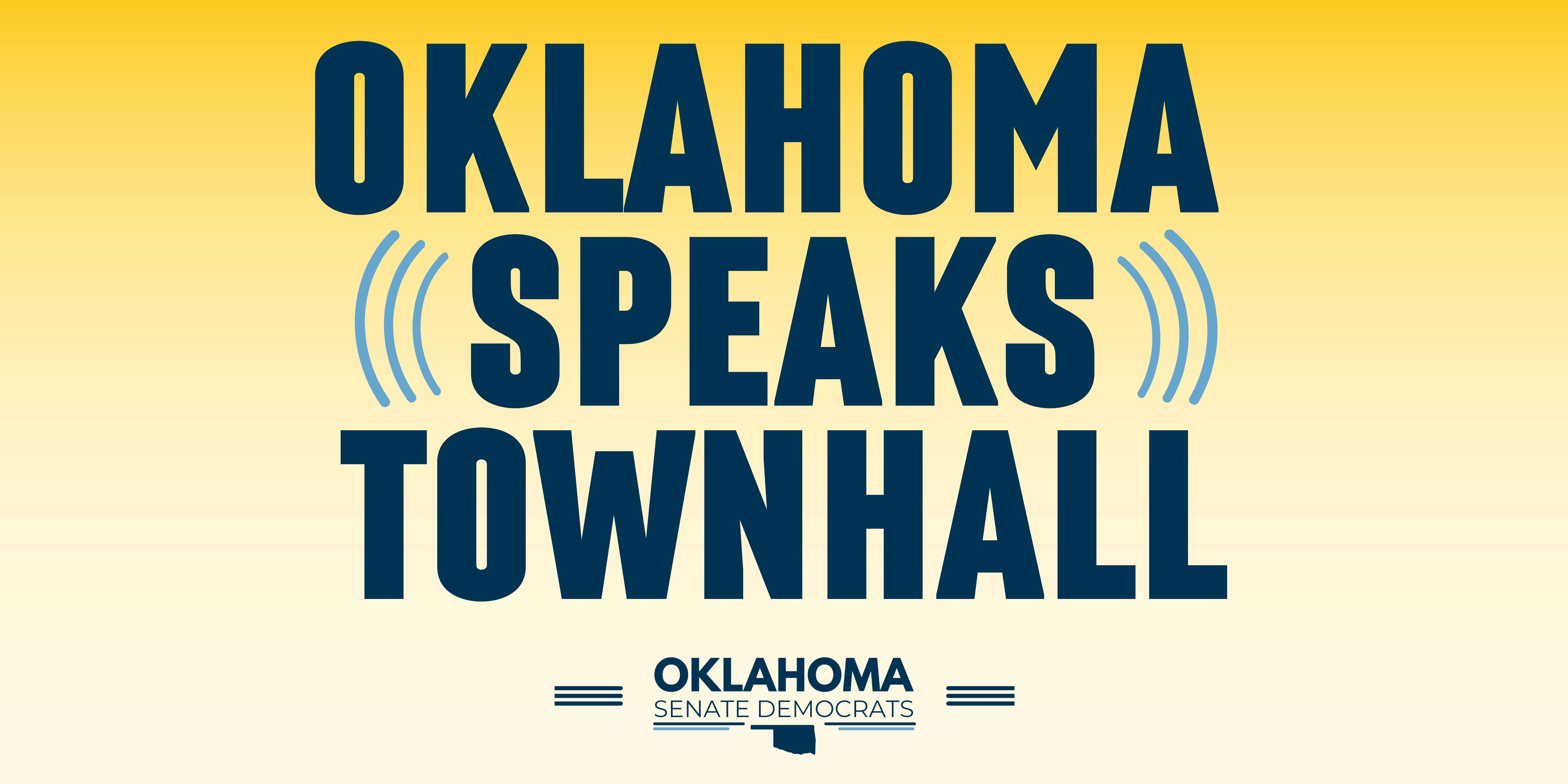 Oklahoma Speaks Tulsa Town Hall organized by Oklahoma State Senate Democrats