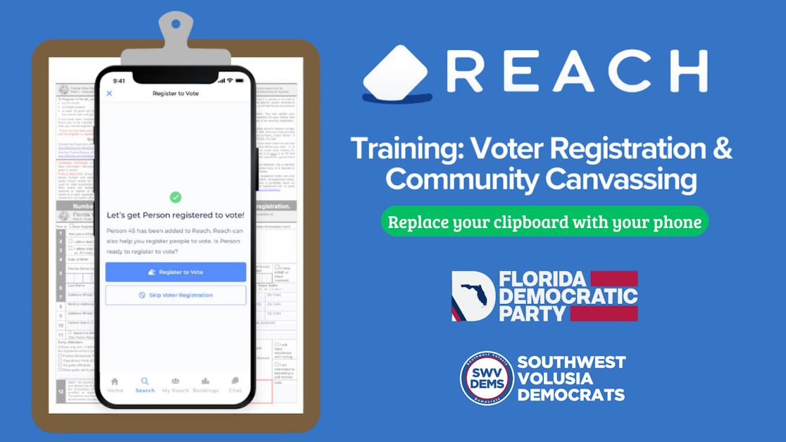 Reach App 101 Training · Mobilize
