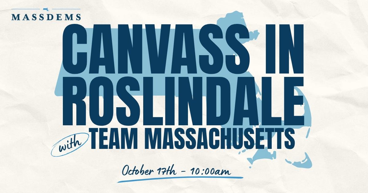 Canvass in Roslindale with Team Massachusetts image