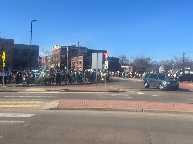 Democracy Visibility Rally with the Chippewa Dems image