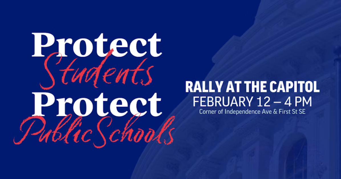Rally to Protect Students and Public Schools · MomsRising