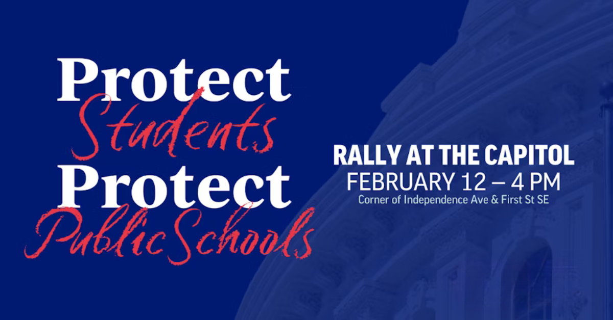 Rally to Protect Students and Public Schools · MomsRising