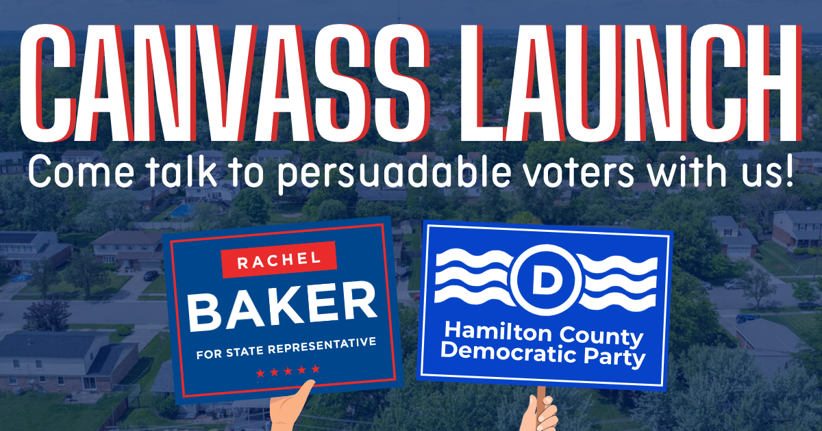 Madeira Canvass with Rep. Rachel Baker!