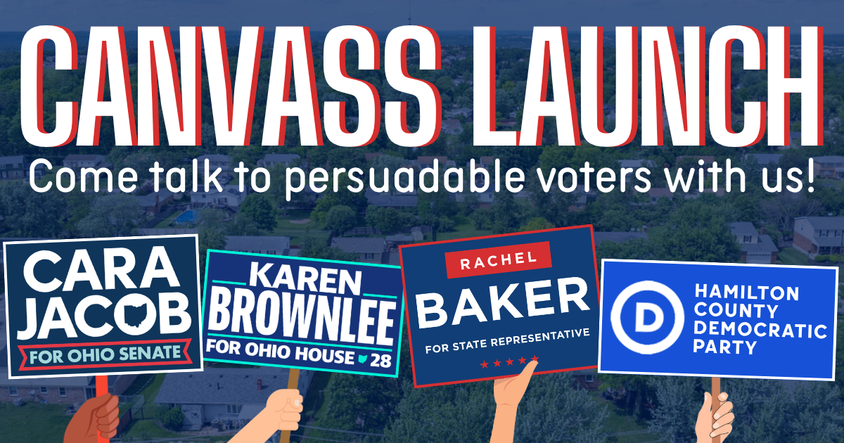 Rep Baker, Rep Brownlee, & Cara Jacob Canvass Launch!