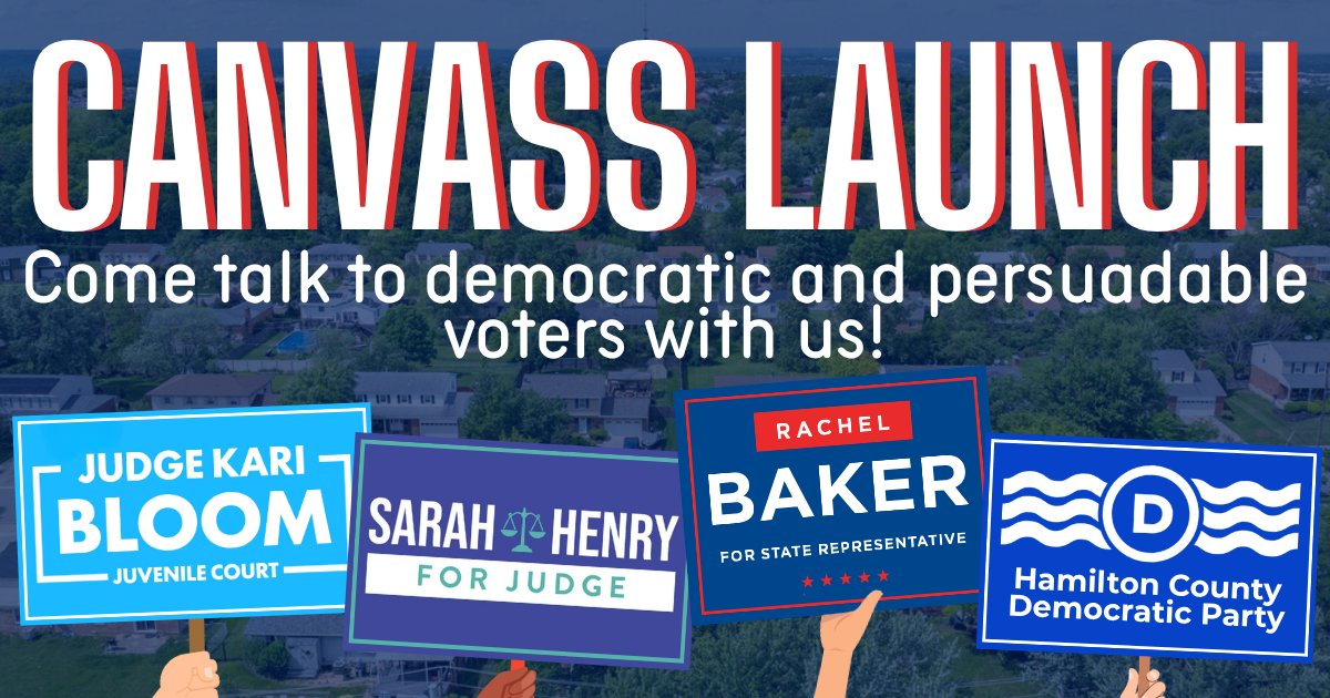 Rep. Rachel Baker & Judicial Candidates Canvass Launch!