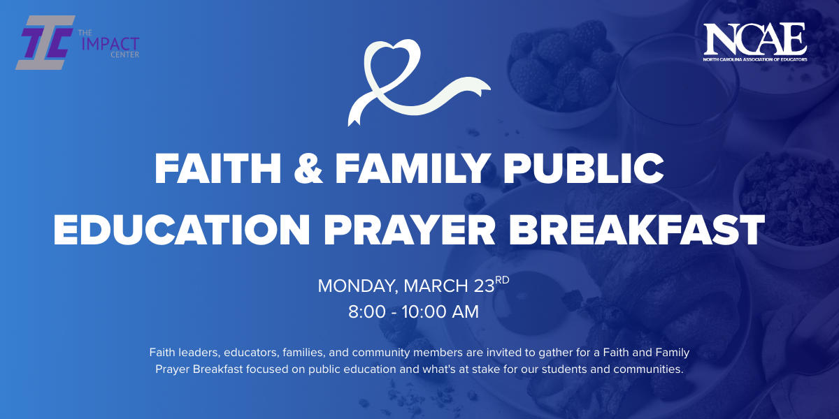 Faith & Family Public Education Prayer Breakfast · Ronda Mays making a ...
