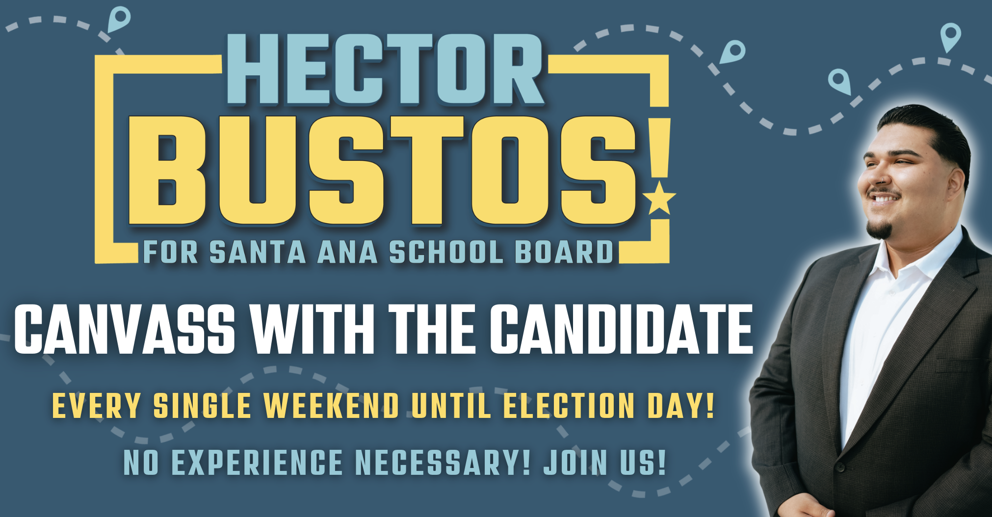 Door Knocking: Hector Bustos for Santa Ana School Board image