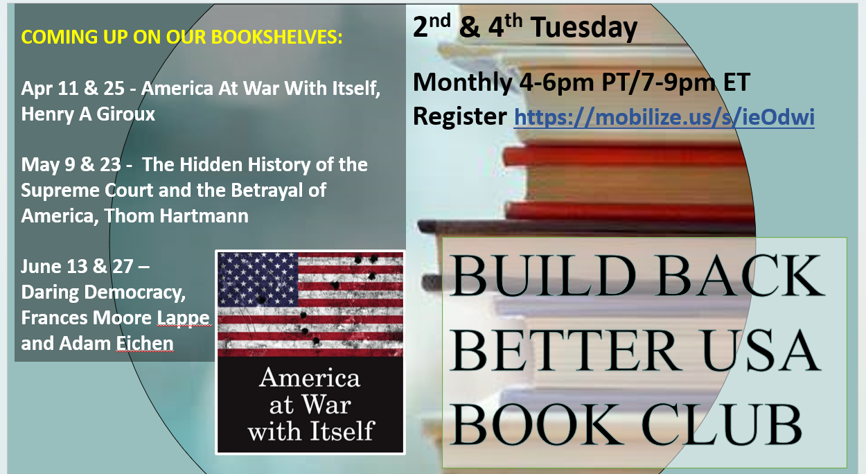 Build Back Better USA Book Club
