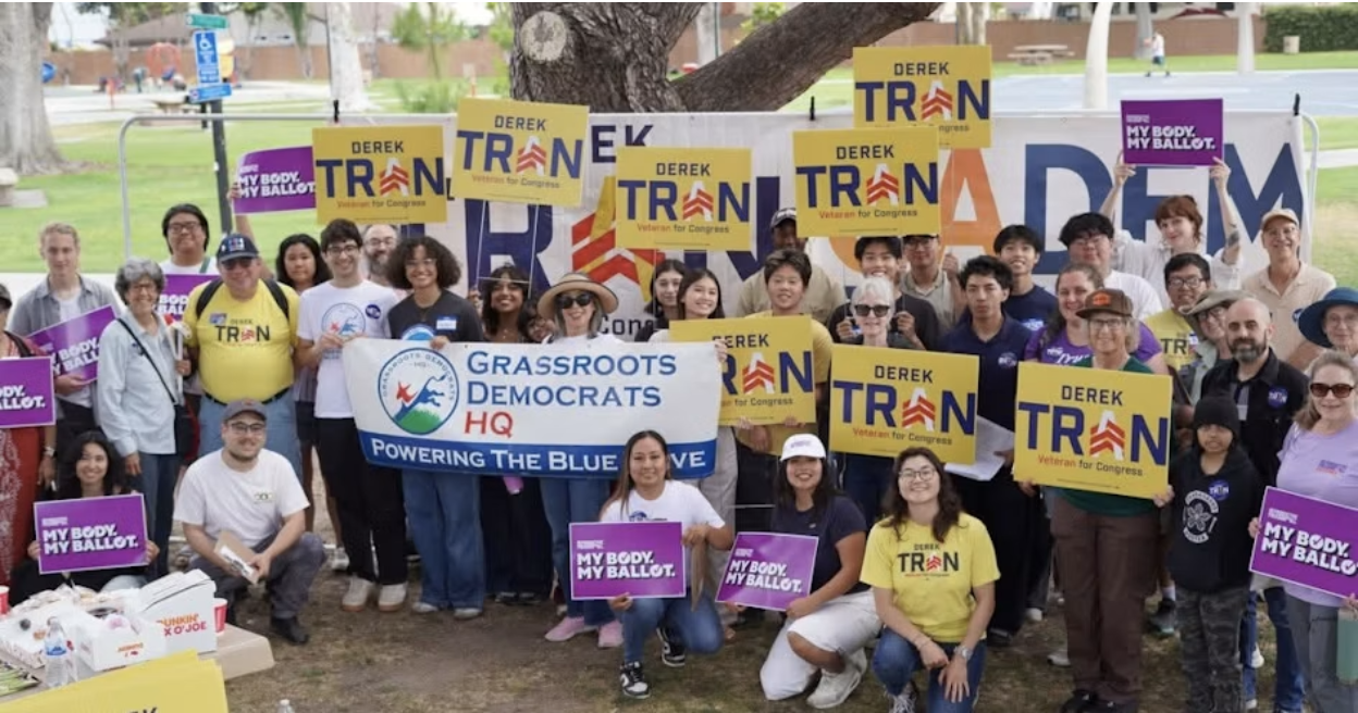 Join us for a LATINO DAY OF ACTION in Garden Grove to Defend CA-45 and Reelect Rep. Derek Tran! image