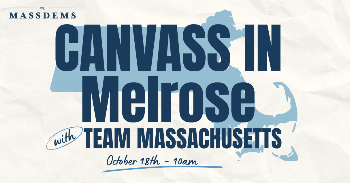 Canvass with Team Massachusetts in Melrose! image