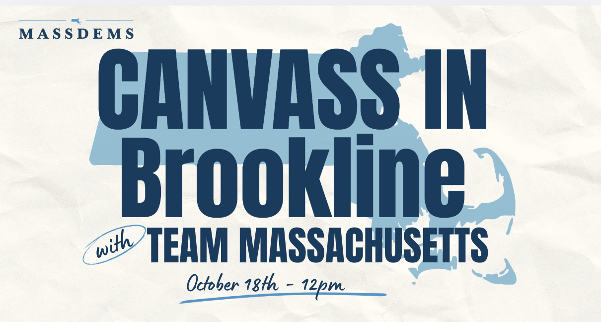 Canvass with Team Massachusetts in Brookline! image