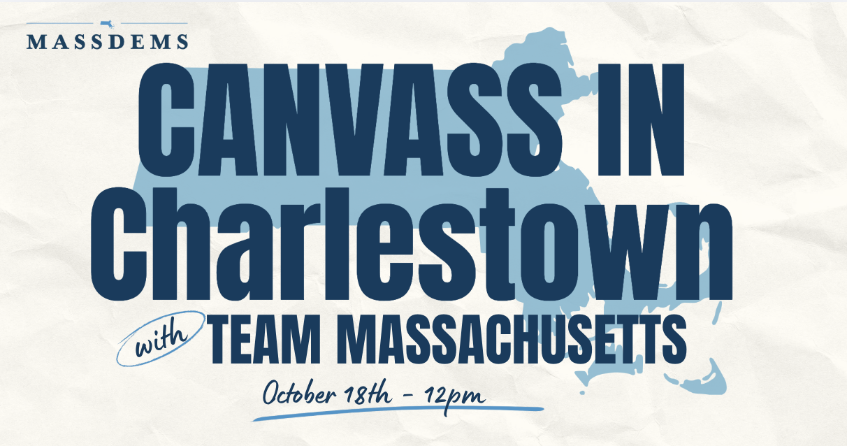 Canvass with Team Massachusetts in Charlestown! image