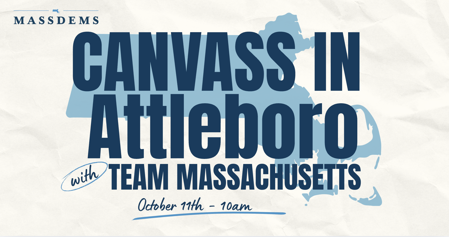 Canvass with Team Massachusetts in Attleboro! image