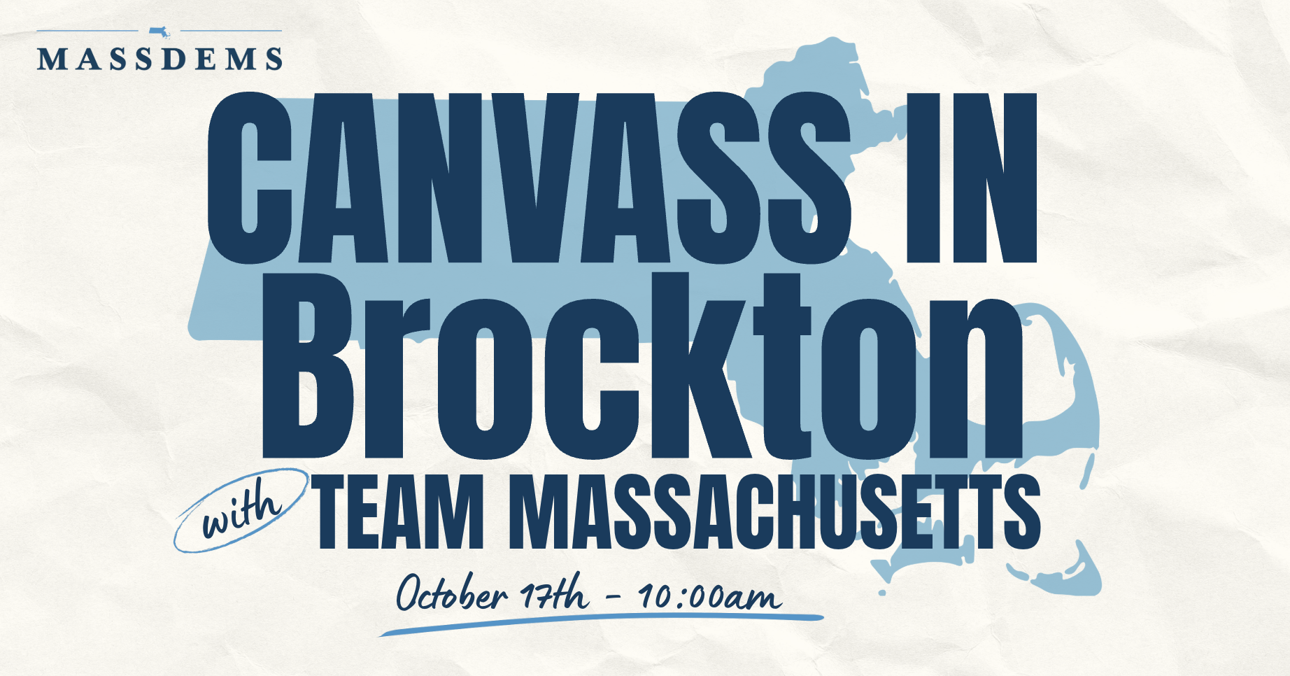Canvass with Team Massachusetts in Brockton! image