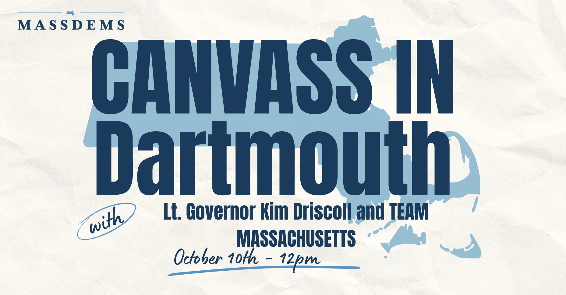 Canvass with Team Massachusetts in Dartmouth! image
