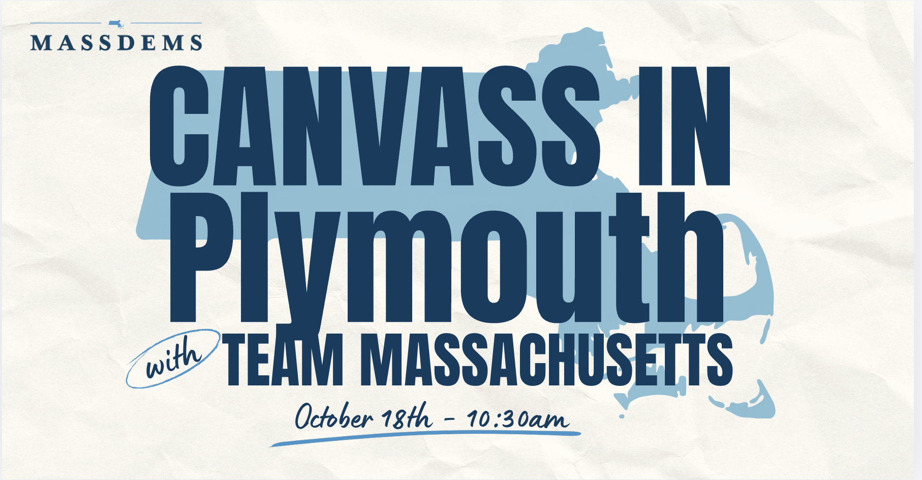 Canvass with Team Massachusetts in Plymouth! image