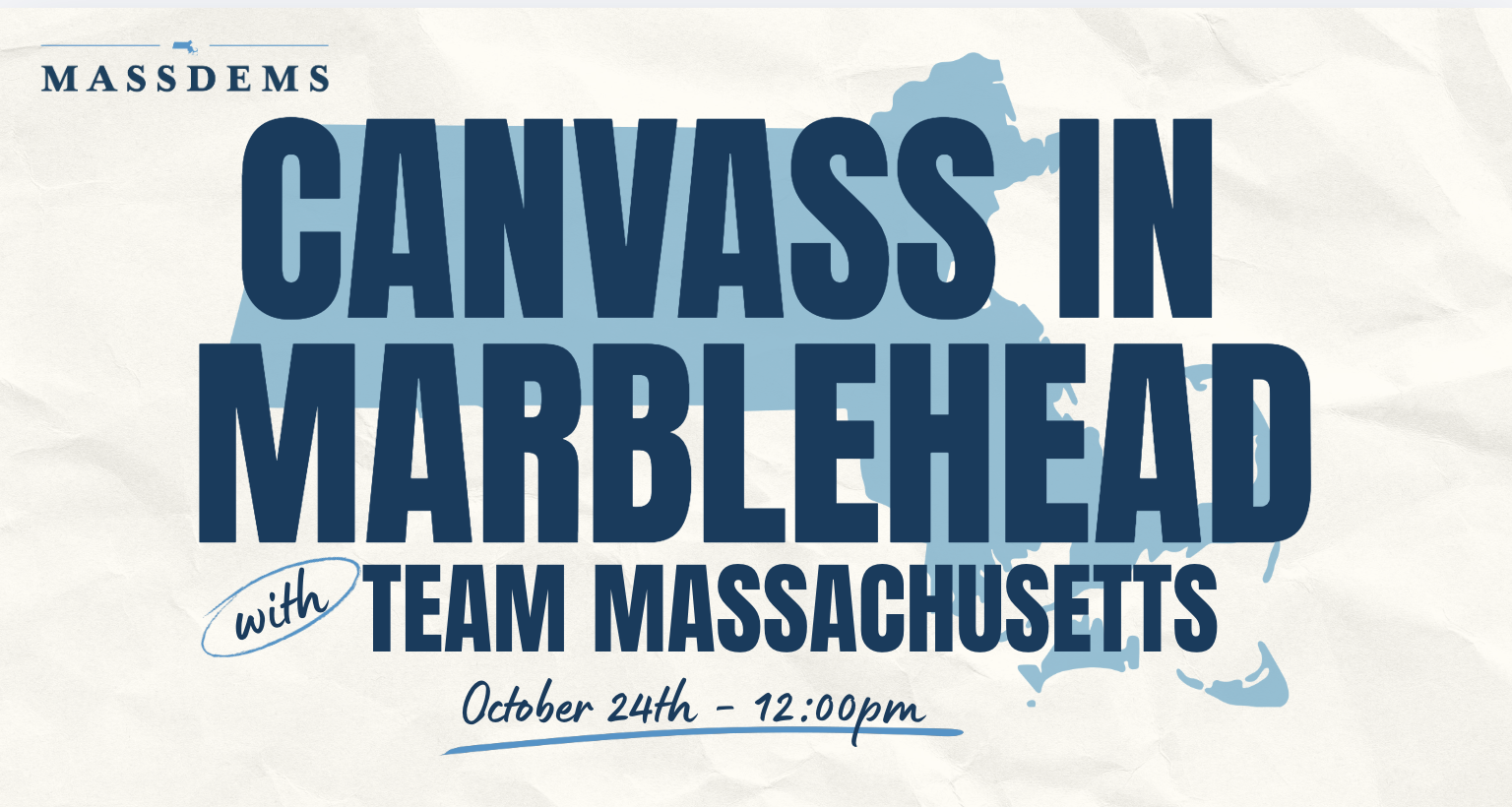 Canvass with Team Massachusetts in Marblehead! image