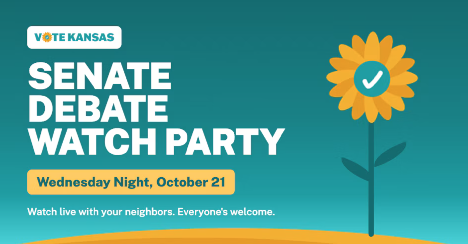 Vote Kansas: Senate Debate Watch Party - Independence organized by Vote Kansas