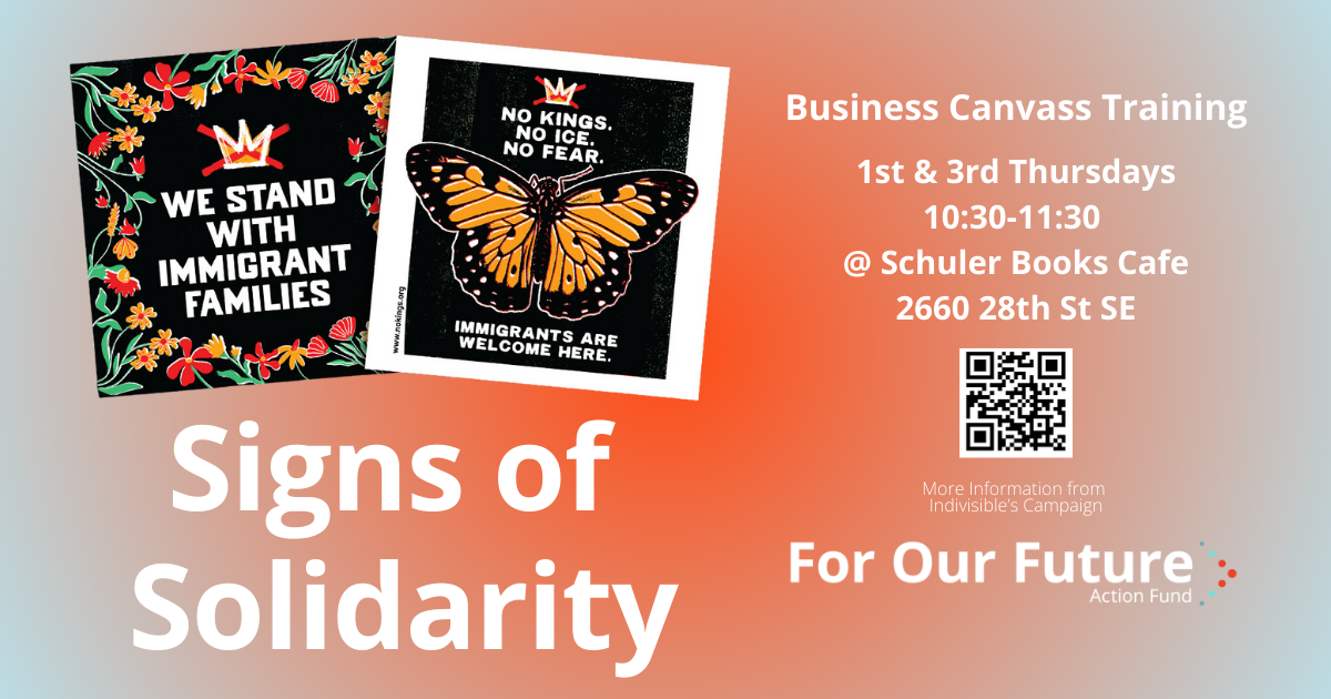 Signs of Solidarity - Business Canvass Training