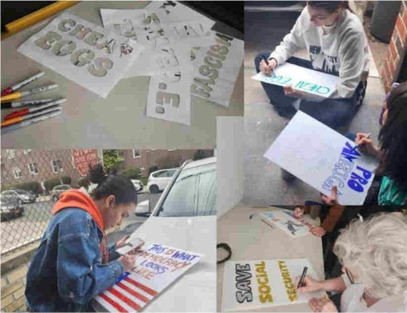Protest Sign-Making Workshop · Mobilize