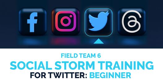 Basic Twitter Skills for Social Storming with Field Team 6!