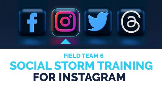 Instagram Training for Social Storming with Field Team 6!