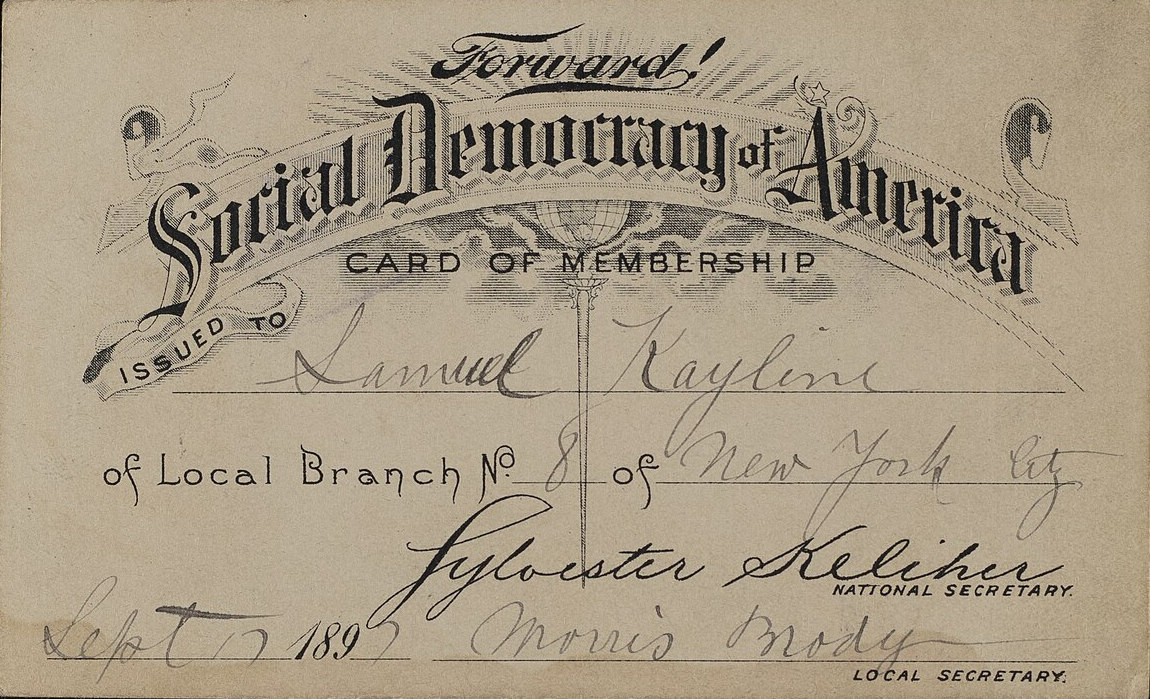 Independence, KS first socialist political salon organized by Social Democrats of America