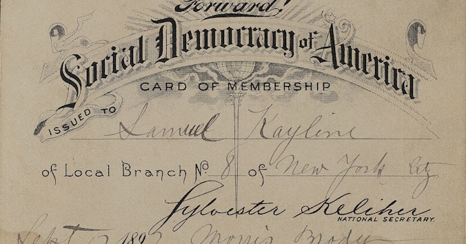 Independence, KS first socialist political salon organized by Social Democrats of America