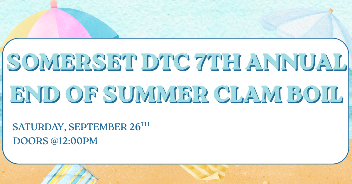 Somerset DTC 7th Annual End of Summer Clam Boil image