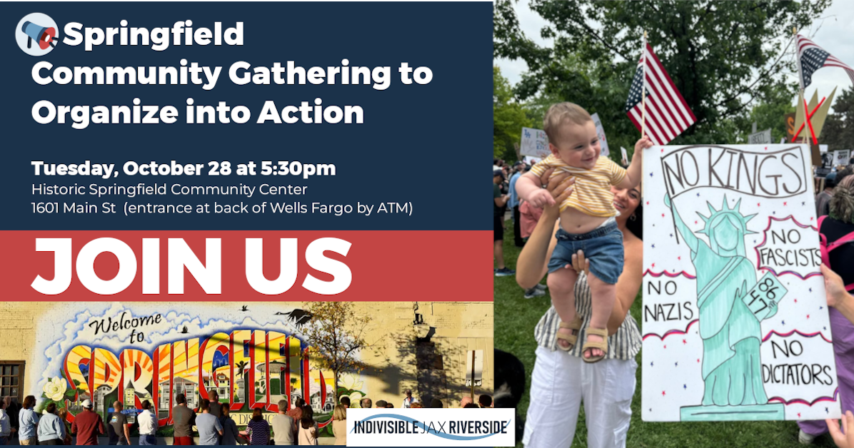 Springfield Community Indivisible Gathering · Mobilize