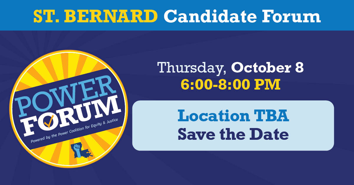 Fall Candidate Forum St. Bernard