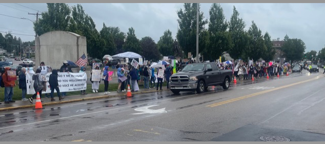 Milford MA Rally's for Denocracy RESIST-PERSIST-REPEAT image