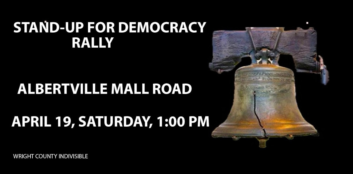 Stand-up for Democracy Rally April 19th · Mobilize