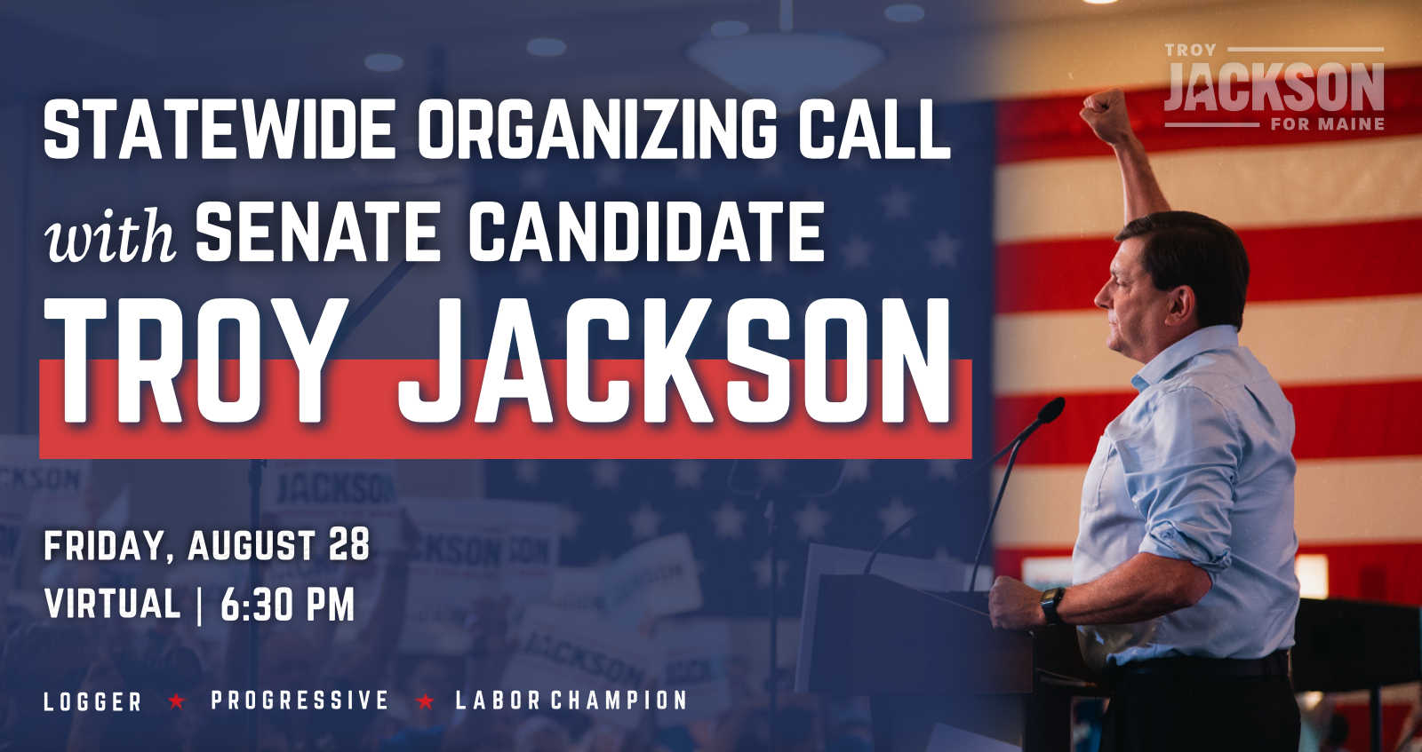 Statewide Organizing Call with Troy image