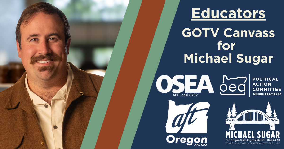 Educators Canvass for Michael Sugar for State House image